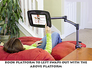 Best Clamp-on Desktop Adjustable Book or Tablet Stand