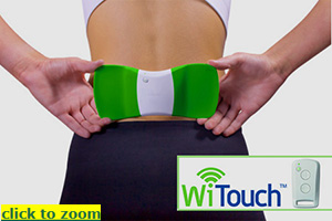 WiTouch Wearable TENS for Lower Back Pain Relief