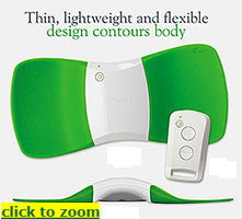 TENS unit for low back with wireless remote control