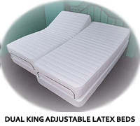 Electropedic Dual King Latex Adjustable Bed