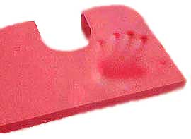 memory foam offers pressure relief while sitting