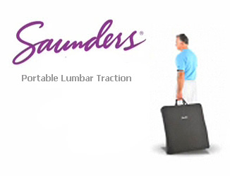 Saunders Portable Lumbar Traction for Home or Travel