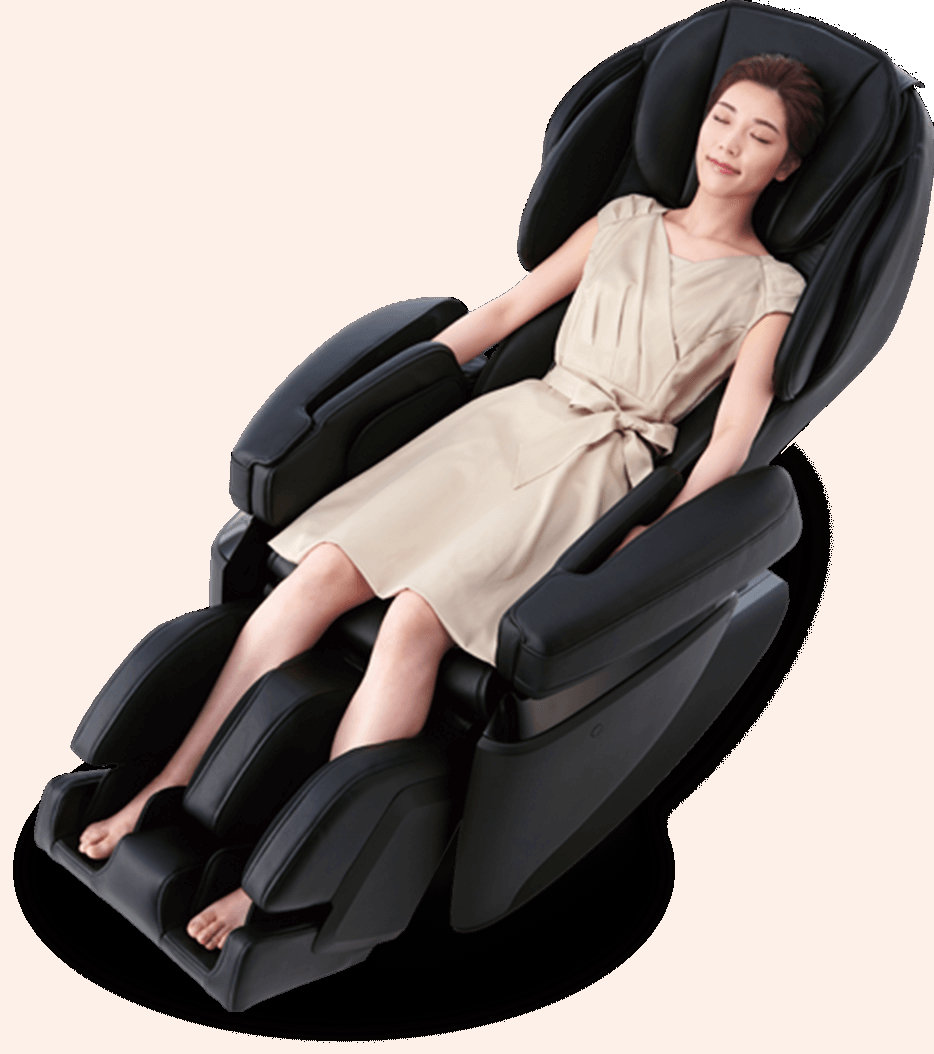 Synca JP1100 Massage Lounger reclined
