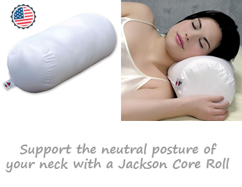 Jackson Core Roll Orthopedic Cervical Neck Pillow