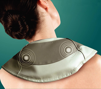Benefits of percussive massage to neck and shoulders