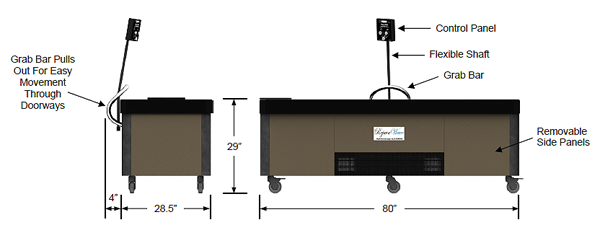 Rejuva Wave Full Body Hydromassage Features and Specifications