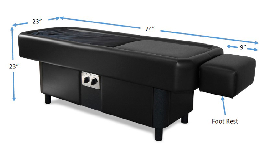 Sidmar hydro therapy table dimensions