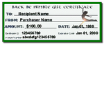 Gift Certificates for mattresses, beds and office chairs