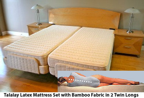 Talalay Latex Mattress - Hypo-allergenic on Adjustable Beds