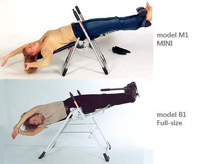 Back-A-Traction Gravity Inversion Tables for use at home or office