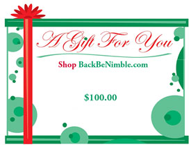 Back Be Nimble Gift Certificates